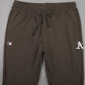 Oakland Athletics Pants Mens XL Brown MLB Baseball Kith Fleece Joggers